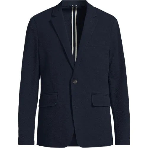 Men's Classic Fit Seersucker Blazer