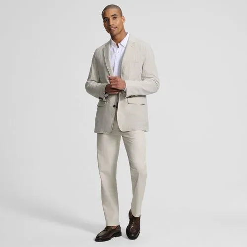 Men's Classic Fit Seersucker Blazer