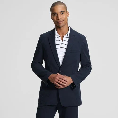 Men's Classic Fit Seersucker Blazer