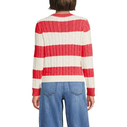 Women's Drifter Classic Cable Crew Neck Sweater