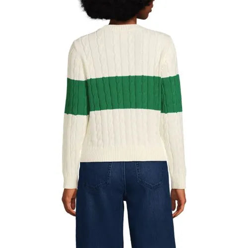Women's Drifter Classic Cable Crew Neck Sweater