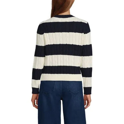 Women's Drifter Classic Cable Crew Neck Sweater