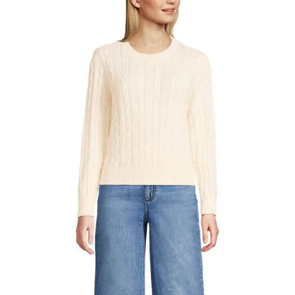 Women's Drifter Classic Cable Crew Neck Sweater