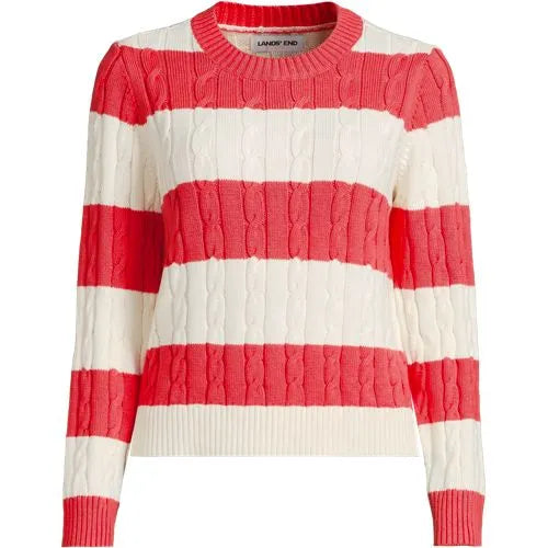 Women's Drifter Classic Cable Crew Neck Sweater