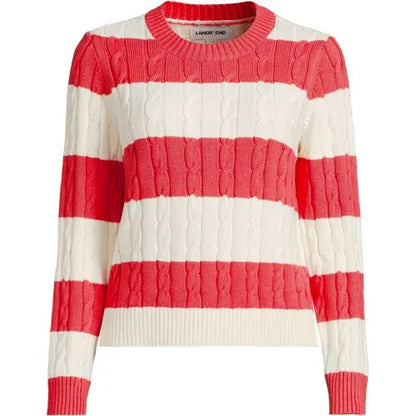Women's Drifter Classic Cable Crew Neck Sweater