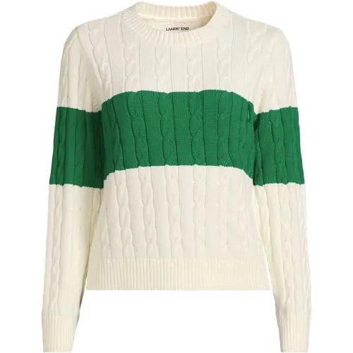 Women's Drifter Classic Cable Crew Neck Sweater