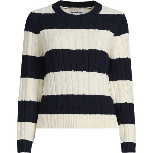 Women's Drifter Classic Cable Crew Neck Sweater
