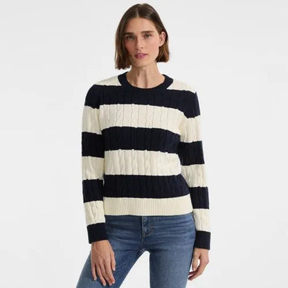 Women's Drifter Classic Cable Crew Neck Sweater