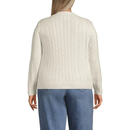 Women's Drifter Classic Cable Crew Neck Sweater