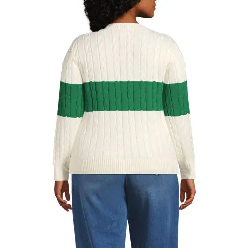 Women's Drifter Classic Cable Crew Neck Sweater