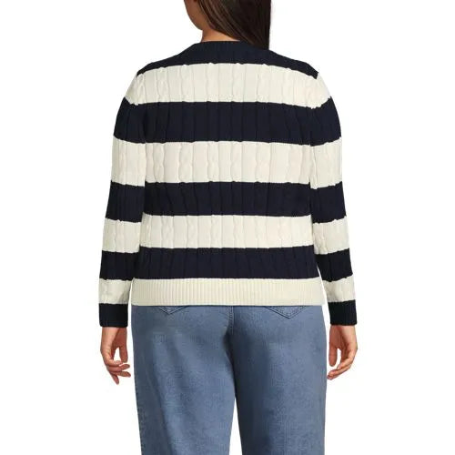 Women's Drifter Classic Cable Crew Neck Sweater