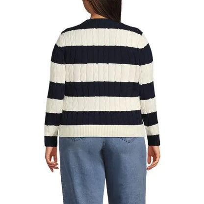 Women's Drifter Classic Cable Crew Neck Sweater