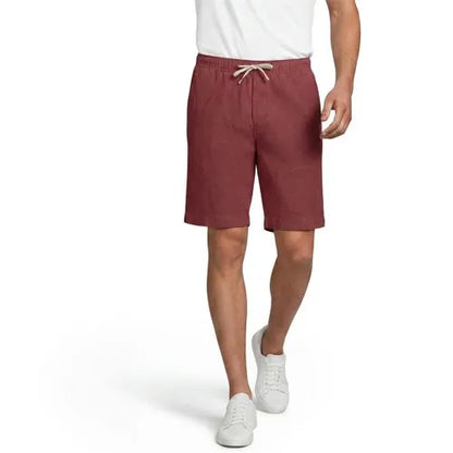 Men's 9" Linen Blend Pull On Deck Short