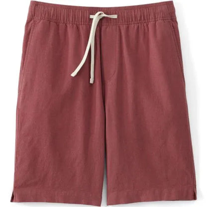 Men's 9" Linen Blend Pull On Deck Short