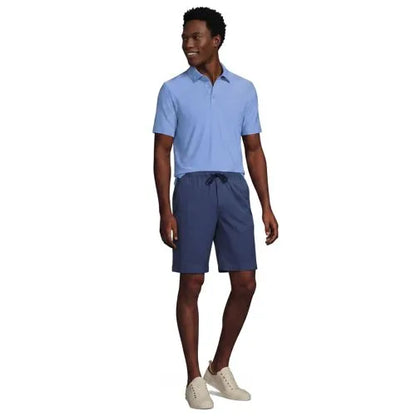 Men's 9" Lightweight Twill Pull On Deck Short