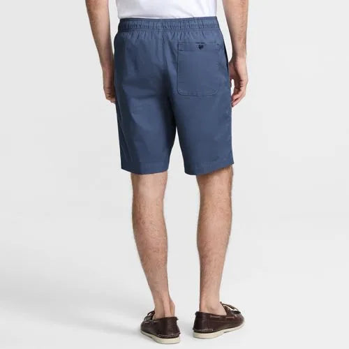 Men's 9" Lightweight Twill Pull On Deck Short