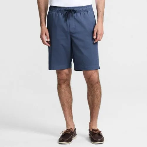 Men's 9" Lightweight Twill Pull On Deck Short