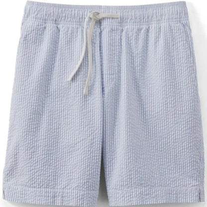 Men's 7" Seersucker Pull On Deck Short