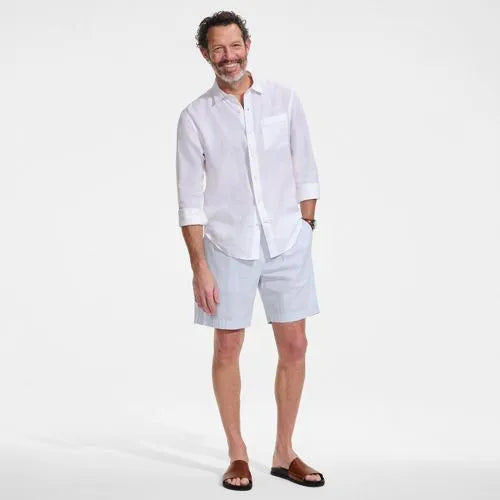 Men's 7" Seersucker Pull On Deck Short