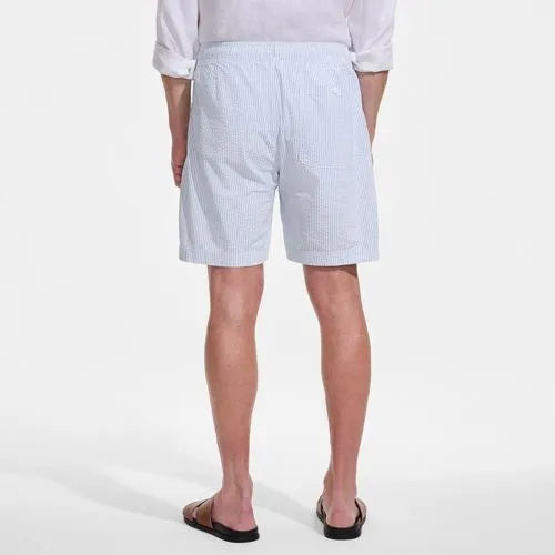 Men's 7" Seersucker Pull On Deck Short