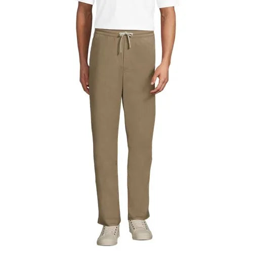 Men's Lightweight Twill Pull On Deck Pant