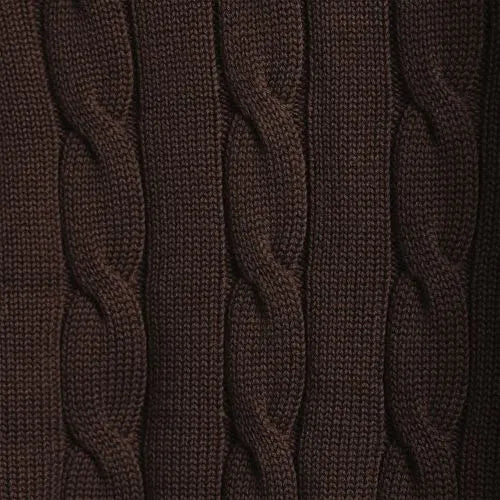 Men's Long Sleeve Drifter Cable Crewneck Sweater