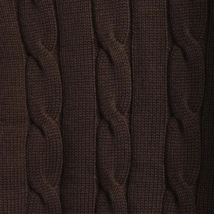 Men's Long Sleeve Drifter Cable Crewneck Sweater