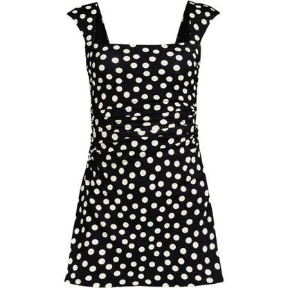 Women's NEW Smoothing Square Neck Ruched Swim Dress Swimsuit