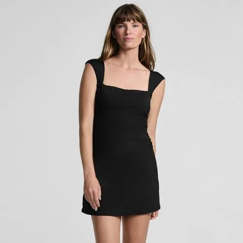 Women's NEW Smoothing Square Neck Ruched Swim Dress Swimsuit