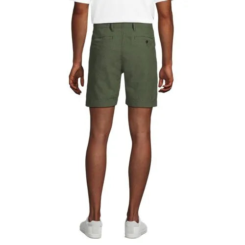 Men's 7" Classic Fit Linen Cotton Short