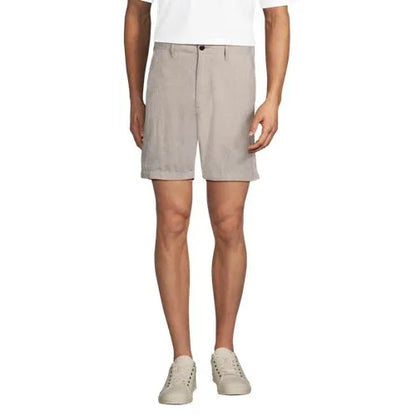 Men's 7" Classic Fit Linen Cotton Short