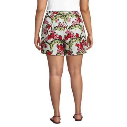 Women's Linen Above the Knee Skort