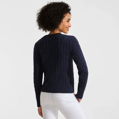 Women's American Flag Drifter Cable Sweater