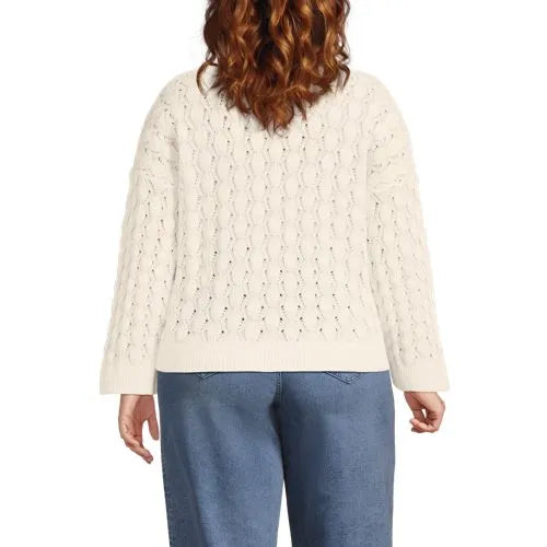 Women's Drifter Tie Notch Neck Sweater
