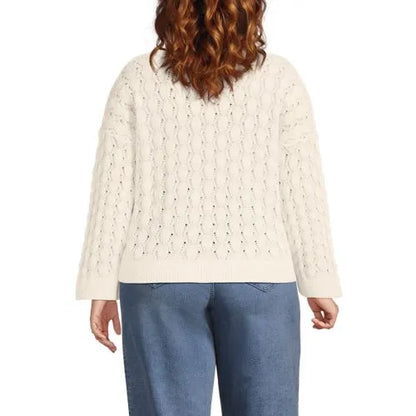 Women's Drifter Tie Notch Neck Sweater