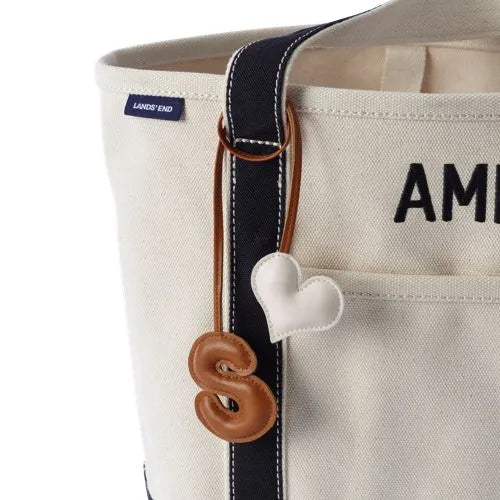 Letter C Faux Leather Bag Charm