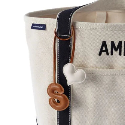 Letter C Faux Leather Bag Charm