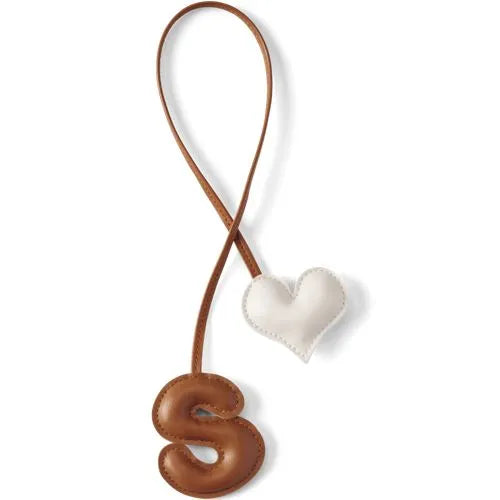 Letter C Faux Leather Bag Charm