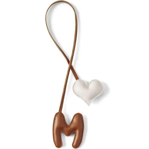 Letter C Faux Leather Bag Charm