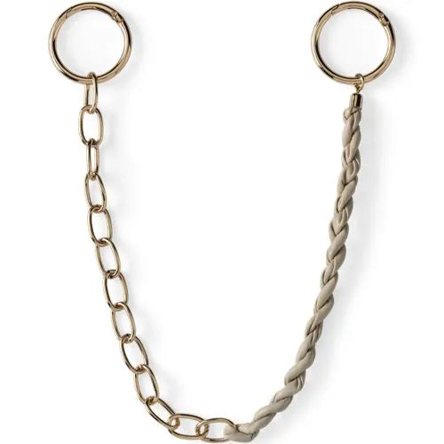 Faux Leather Link Mix Bag Chain