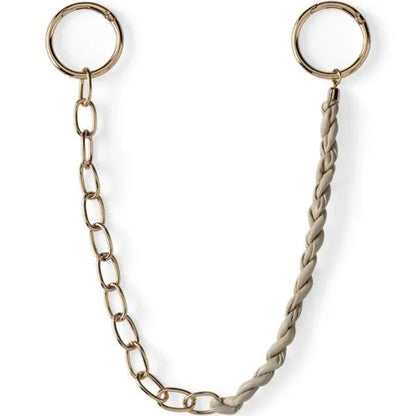 Faux Leather Link Mix Bag Chain