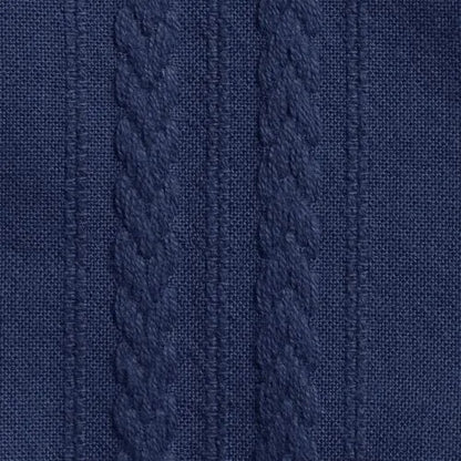 Men's Textured Camp Collar Shirt
