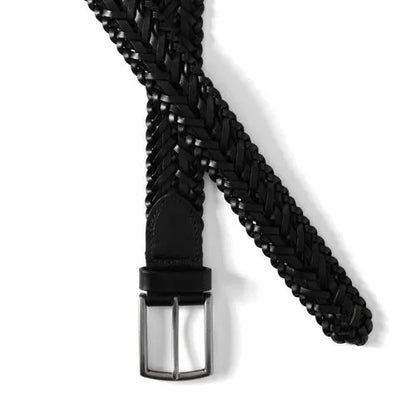 Men's Leather Braid Belt