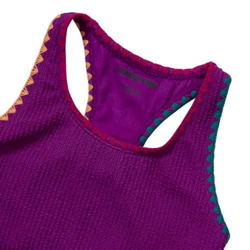 Girls Embroidered Bikini Swimsuit Set