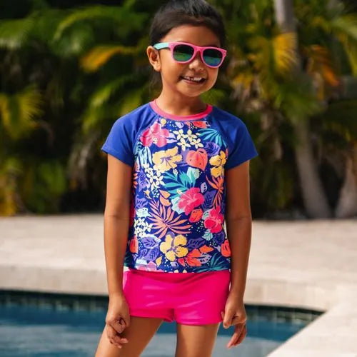 Girls Chlorine Resistant Swim Boyshort