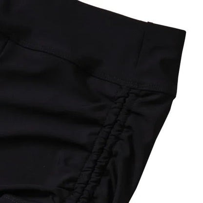 Girls Chlorine Resistant Ruched Swim Boyshort
