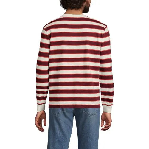 Men's Long Sleeve Slub Crew
