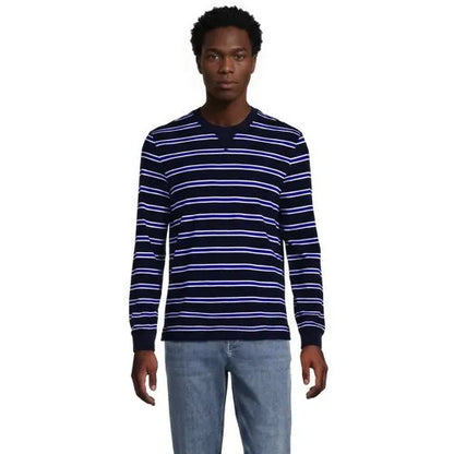 Men's Long Sleeve Slub Crew