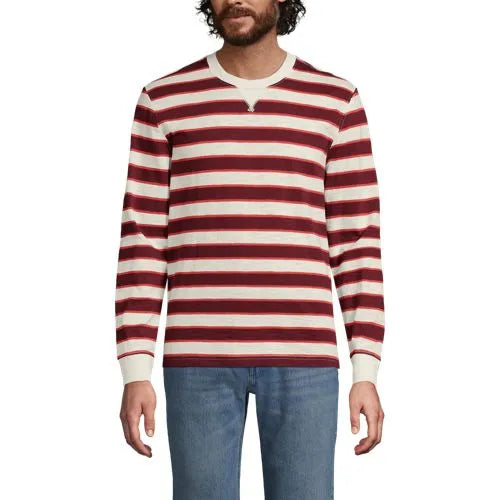 Men's Long Sleeve Slub Crew