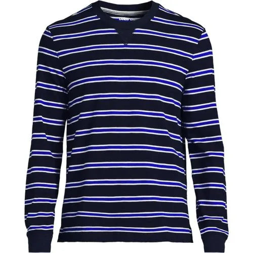 Men's Long Sleeve Slub Crew